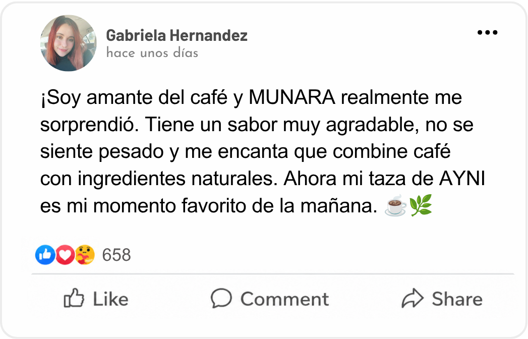 Testimonio de cliente de MUNARA